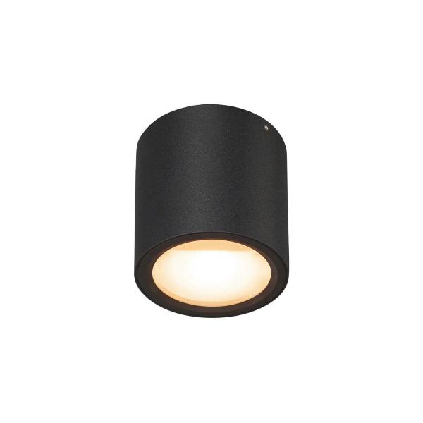 SLV OCULUS Indoor LED Deckenaufbauleuchte, DIM-TO-WARM, 2000-3000K, schwarz (1004666)