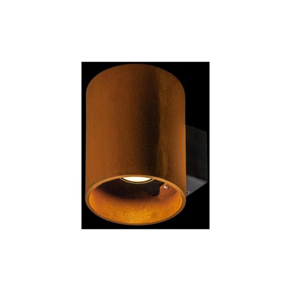 SLV RUSTY UP/DOWN Outdoor LED Wandaufbauleuchte, rund, CCT switch 3000/4000K, rost (1004651)