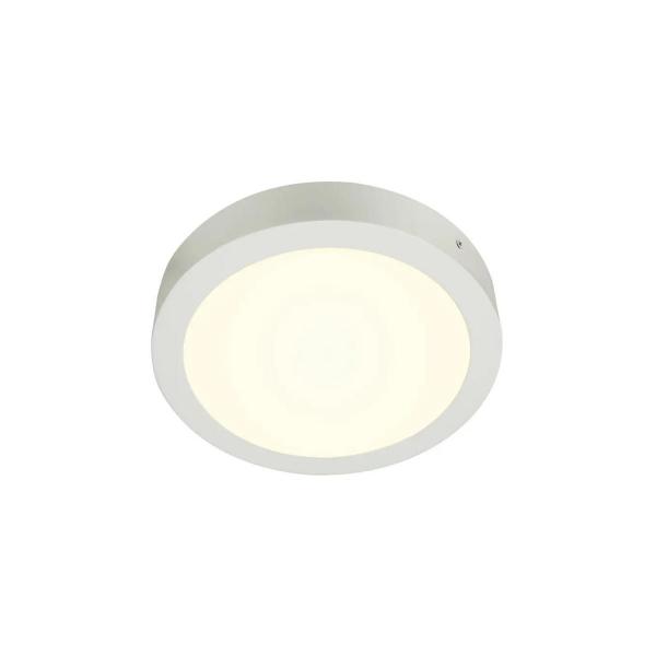 ARDEBO.de SLV SENSER 24 Indoor LED Wand- und Deckenaufbauleuchte, rund, 4000K, weiß (1004702)