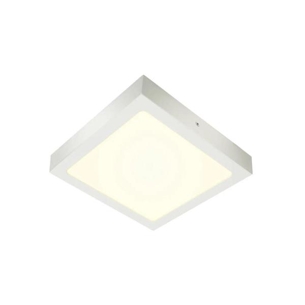 ARDEBO.de SLV SENSER 24 Indoor LED Wand- und Deckenaufbauleuchte, eckig, 4000K, weiß (1004705)