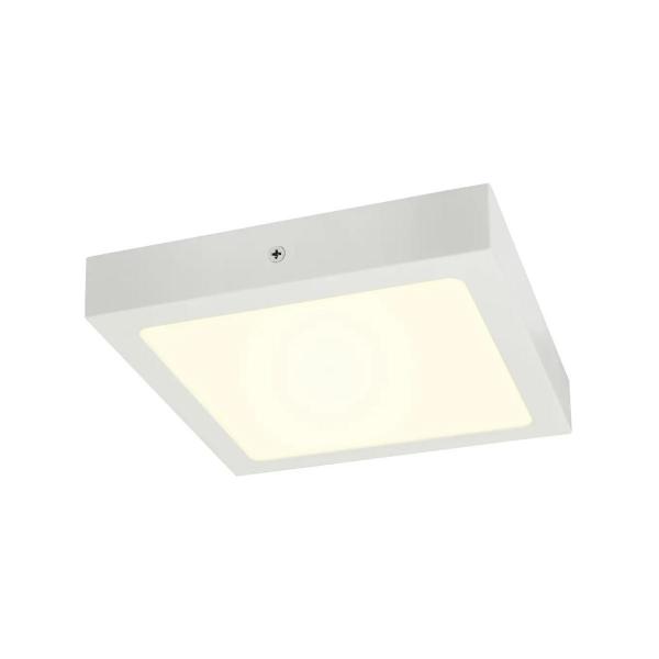 SLV SENSER 24 Indoor LED Wand- und Deckenaufbauleuchte, eckig, 4000K, weiß (1004705)