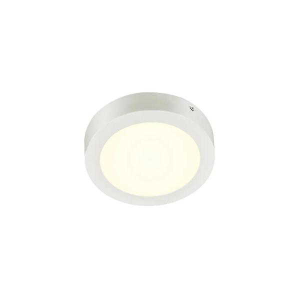 ARDEBO.de SLV SENSER 18 Indoor LED Wand- und Deckenaufbauleuchte, rund, 4000K, weiß (1004701)