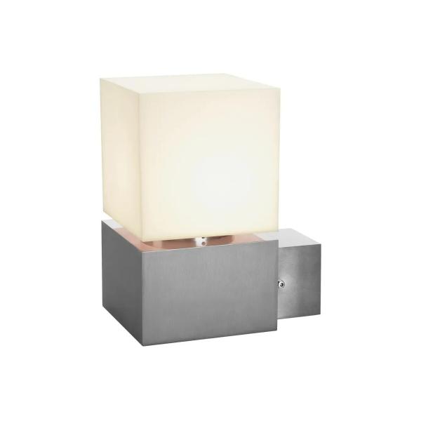 ARDEBO.de SLV SQUARE WALL Outdoor Wandleuchte, E27, Edelstahl 304, max. 20W, IP44 (1000336)