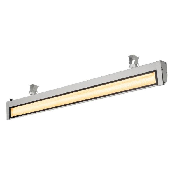 SLV VANO WING SP DALI Wandaufbauleuchte, LED, CRI80, 120°, 49W, 3140lm, 3000K, grau (1006270)