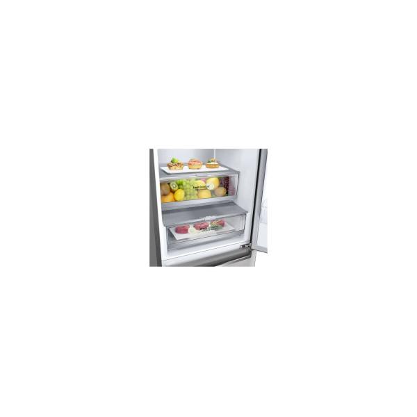 LG GBB92STBAP Kühl-Gefrierkombination, 60cm breit, 384L, NoFrost,  FRESHBalancer, FRESHConverter, Express Freeze, Edelstahl