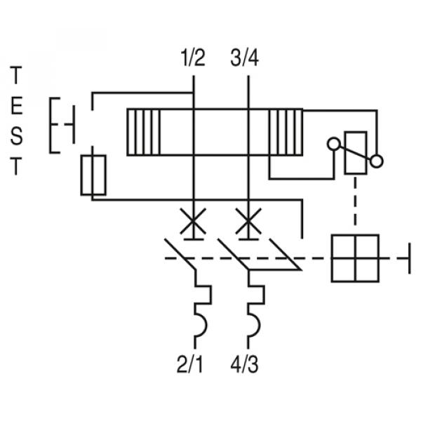 GE / AEG Fehlerstromschutzschalter mit Überstromauslöser DPC60 A 16A 30mA B