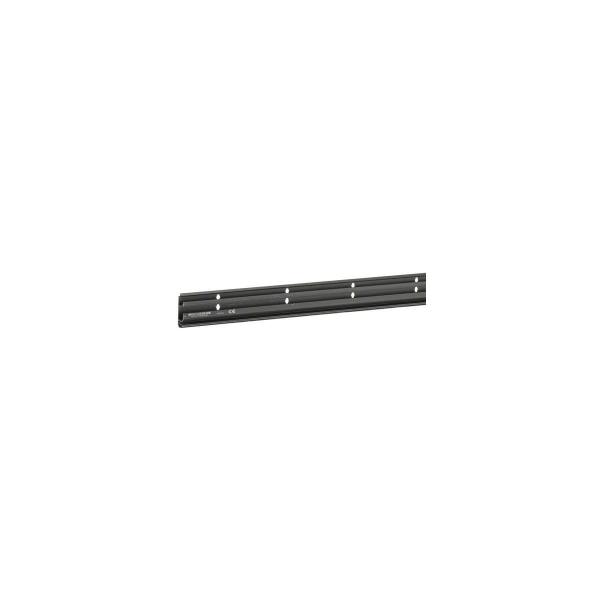 ARDEBO.de Hager SL200551 Sockelleistenkanal-Unterteil 2 Kammern aus PVC zu SL 20x55mm, schwarz