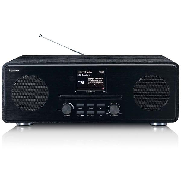 ARDEBO.de - Internet / DAB+ / FM Radio mit CD-Player und Bluetooth® Schwarz