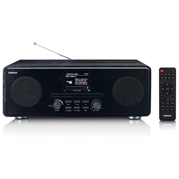 Internet / DAB+ / FM Radio mit CD-Player und Bluetooth® Schwarz