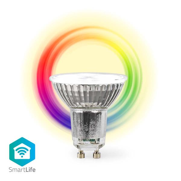 ARDEBO.de - SmartLife LED-Spot | Wi-Fi | GU10 | 345 lm | 5 W | RGB / Warm bis kühlen weiß | 2700 - 6500 K | Energieklasse: G | Android? / IOS | PAR16 | 1 Stück