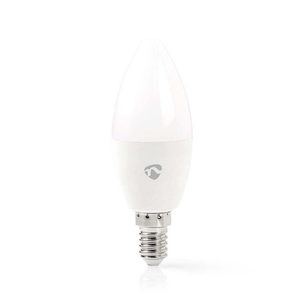 SmartLife Vollfärbige LED-Lampe | Wi-Fi | E14 | 470 lm | 4.9 W | RGB / Warm bis kühlen weiß | 2700 - 6500 K | Android? / IOS | Kerze | 1 Stück (Menge: 2 je Bestelleinheit)