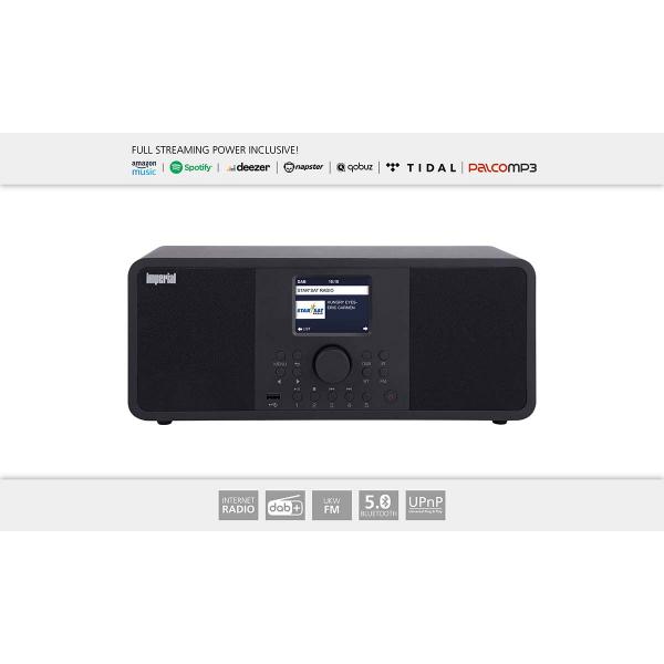 ARDEBO.de - DABMAN i205 Hybrid-Stereo-Radio für Internet / DAB+ / FM Schwarz