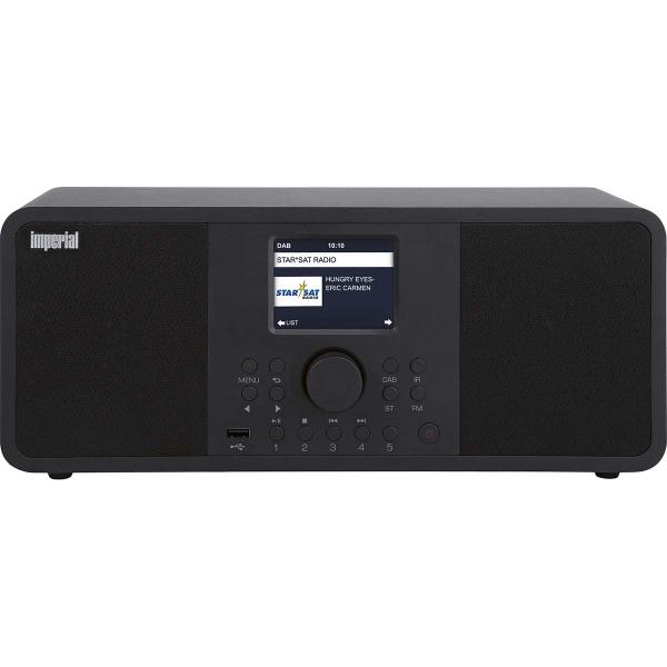 DABMAN i205 Hybrid-Stereo-Radio für Internet / DAB+ / FM Schwarz