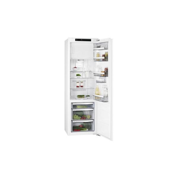 ARDEBO.de AEG SFE818E9ZC Einbau Kühlschrank mit Gefrierfach, Nischenhöhe 178cm, 253L, Festtürtechnik, 360°Cooling-Technologie, Coolmatic, Frostmatic, Touch Control, weiß