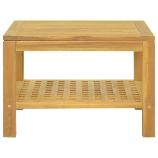 Couchtisch 60x60x40 cm Massivholz Teak