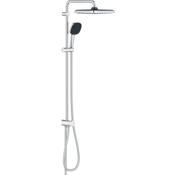 ARDEBO.de GROHE Vitalio Comfort 250 Flex Duschsystem, Quickfix, mit Umstellung, für die Wandmontage, chrom (26986001)