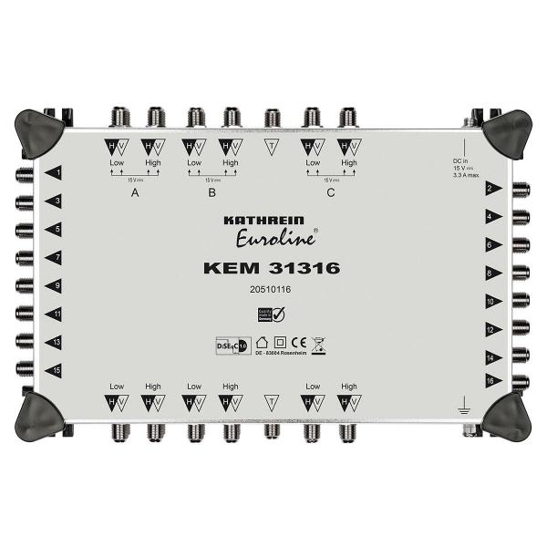 ARDEBO.de Kathrein KEM 31316 Multischalter Durchgang 13/16 (20510116)