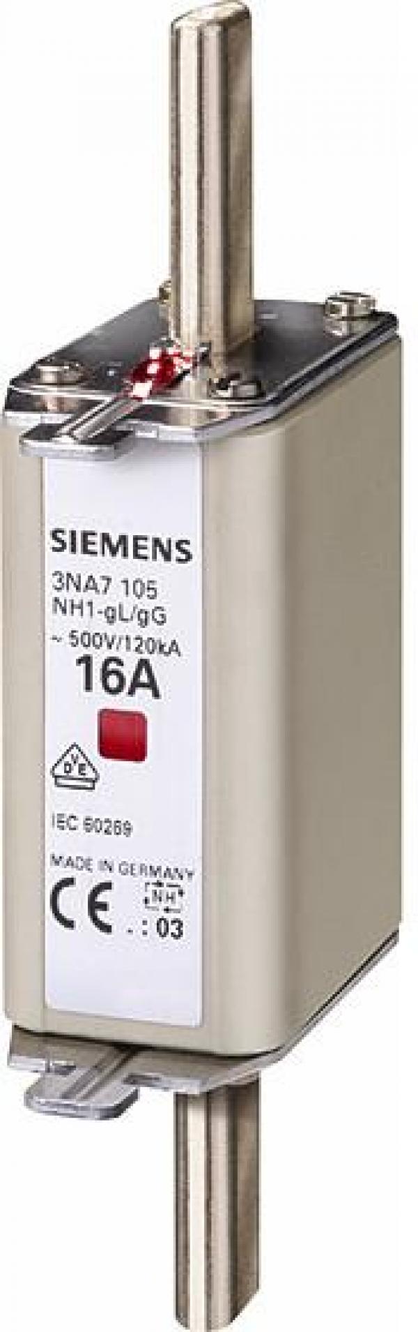 ARDEBO.de Siemens 3NA7110 NH-Sicherungseinsätze GL/GG 25A, 3 Stck.