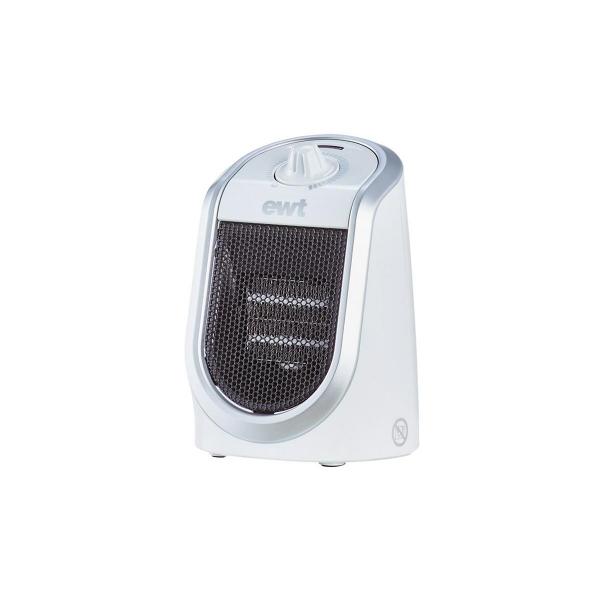 EWT Keramik Heizlüfter DDF 250 W, Tisch Heizlüfter, USB Anschluss, weiß (377480)