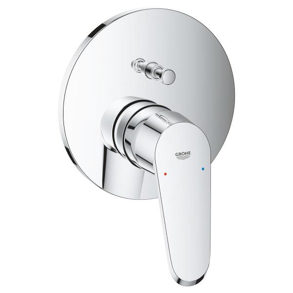 ARDEBO.de GROHE Eurodisc Cosmopolitan Einhand-Wannenbatterie, Fertigmontageset für Rapido SmartBox, chrom (24056002)