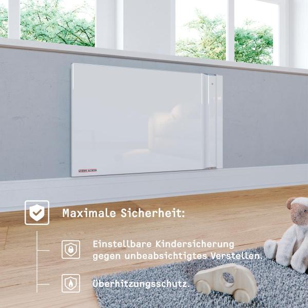 STIEBEL ELTRON CND 100 Wandhängender Duo-Konvektor, 1000 W, Frostschutz, weiß (234814)