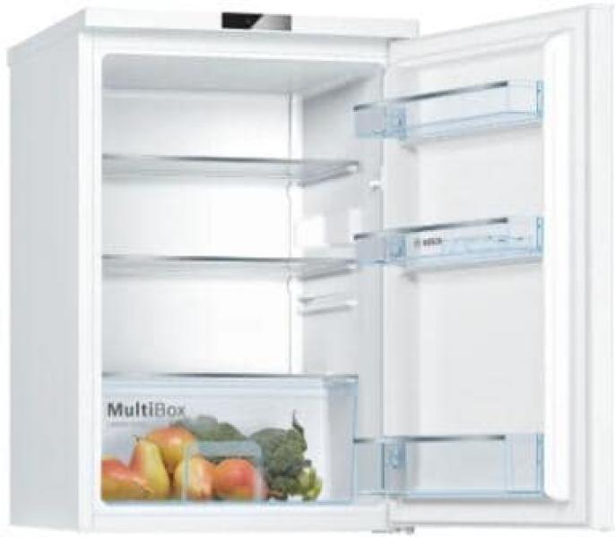 Bosch KTR15NWEB Serie 2 Standkühlschrank ohne Gefrierfach, 56 cm breit, 134 L, MultiBox, Superkühlen, LED Beleuchtung, weiß