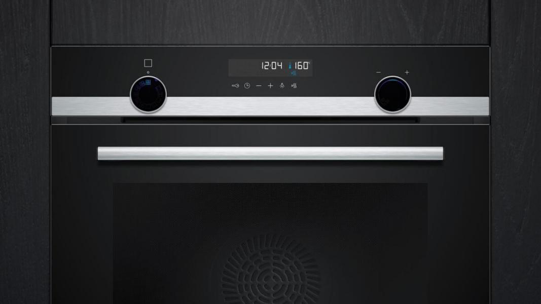 Siemens HB578GBS3 iQ500 A+ Einbau-Backofen, 60 cm breit, 71L, ActiveClean, cookControl30, softMove, lightControl, edelstahl