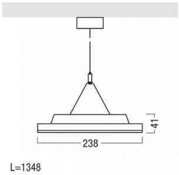 Zumtobel MIRL DI LED Pendelleuchte, 44 Watt, 5870 Lumen, 4000K, weiß (42183049)