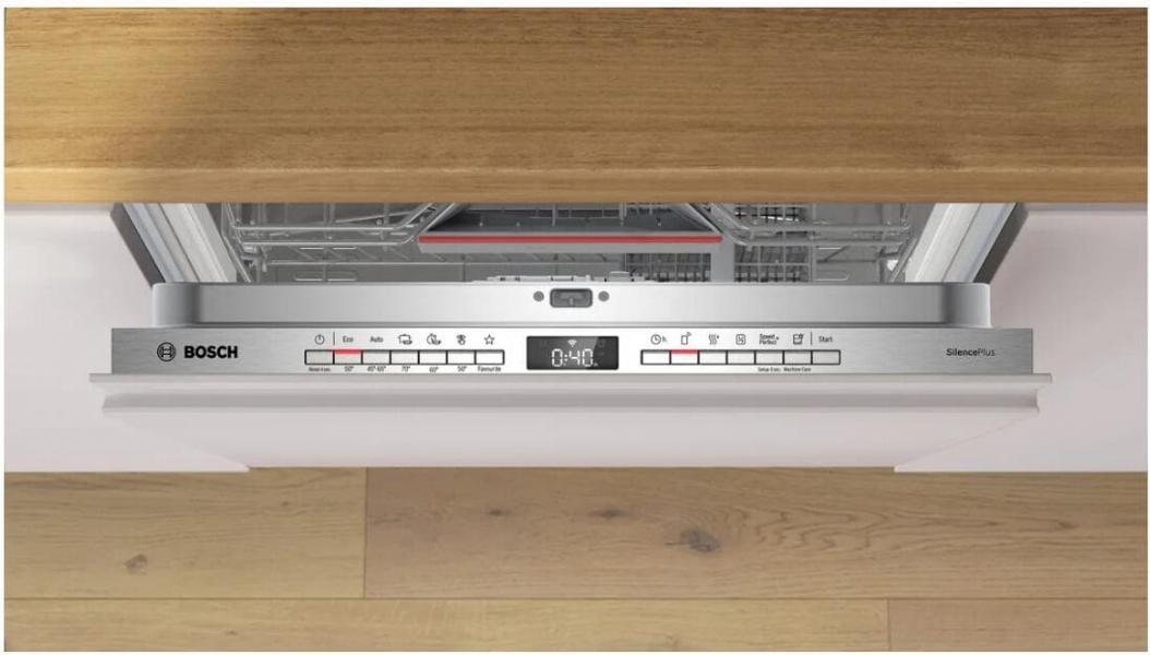 Bosch SBV4EAX28E Serie 4 Vollintegrierter Geschirrspüler, 60 cm breit, 13 Maßgedecke, AquaStop, Info Light, Eco Silence Drive, AquaSensor, HomeConnect