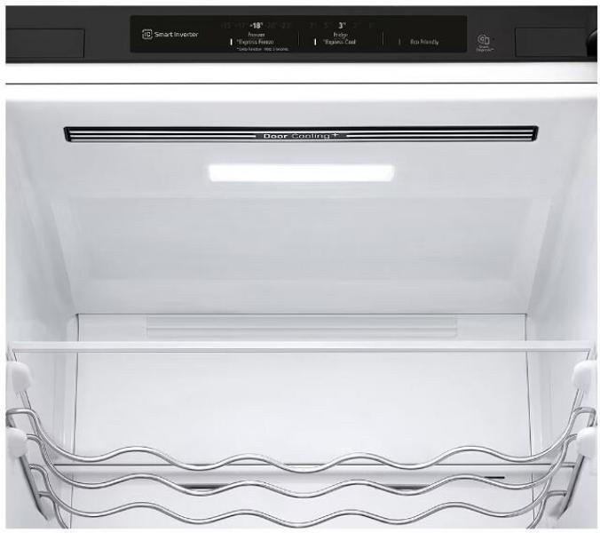 LG GBB62MCGGN Stand Kühl-Gefrierkombination, 60 cm breit, 284 L, LINEARCooling, DoorCooling+, Express Freeze, Edelstahl schwarz