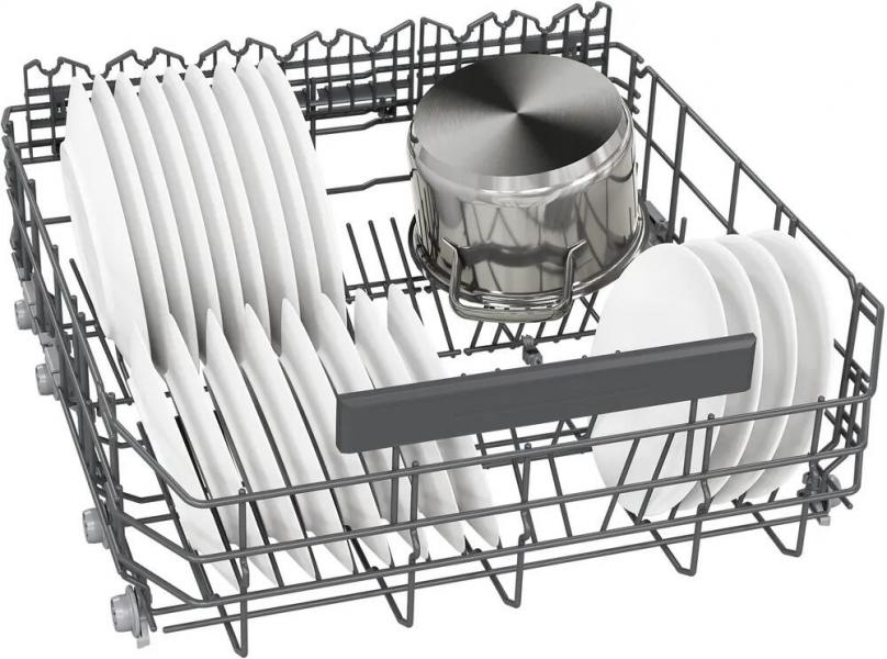 Siemens SX53ES22CE iQ300 Teilintegrierter XXL Geschirrspüler, 60 cm breit, 14 Maßgedecke, aquaStop, varioSchublade, dosierAssistent, HomeConnect, gebürsteter Stahl