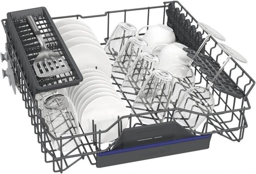 Siemens SN43ES22AE iQ300 Unterbau-Geschirrspüler, 60 cm breit, 13 Maßgedecke, aquaStop, HomeConnect, varioSpeed Plus, dosierAssistent, gebürsteter Stahl