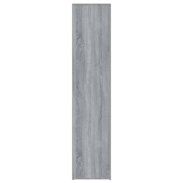 Schuhschrank Grau Sonoma 80x39x178 cm Holzwerkstoff