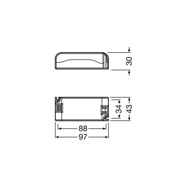 LEDVANCE Powertronic Intelligent PTi S Mini Vorschaltgerät, 35W, 220-240V (4008321955906)