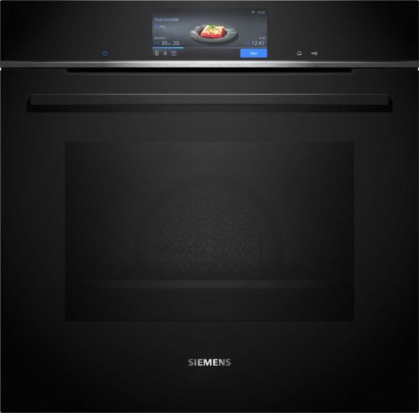 ARDEBO.de Siemens HB778G3B1 iQ700 A+ Einbau-Backofen, 60 cm breit, 71L, ActiveClean, cookControlPro, Home Connect , TFT-Full-Touchdisplay Pro, schwarz/edelstahl