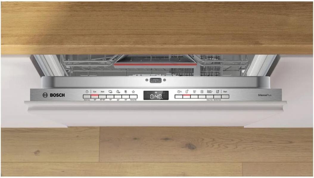 Bosch SMV4EAX28E Serie 4 Vollintegrierter Geschirrspüler, 60 cm breit, 13 Maßgedecke, AquaStop, Info Light, HomeConnect, Eco Silence Drive, AquaSensor