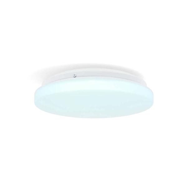 SmartLife Deckenleuchte | Wi-Fi | RGB / Warm bis kühlen weiß | Rund | Durchmesser: 260 mm | 1820 lm | 2700 - 6500 K | IP44 | Energieklasse: F | Android? / IOS