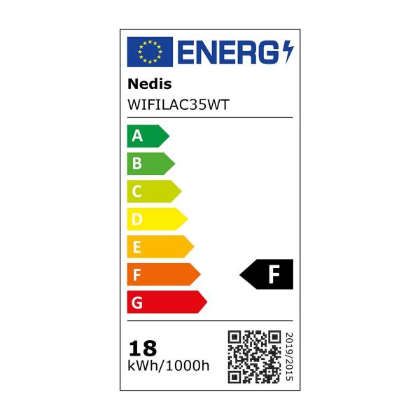 SmartLife Deckenleuchte | Wi-Fi | RGB / Warm bis kühlen weiß | Rund | Durchmesser: 260 mm | 1820 lm | 2700 - 6500 K | IP44 | Energieklasse: F | Android? / IOS