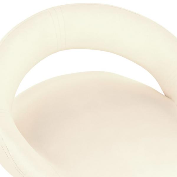 Barhocker 2 Stk. Creme Samt