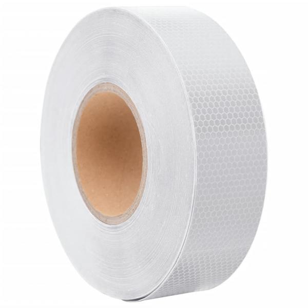 ARDEBO.de - Reflektorband Weiß 5 cmx50 m PVC