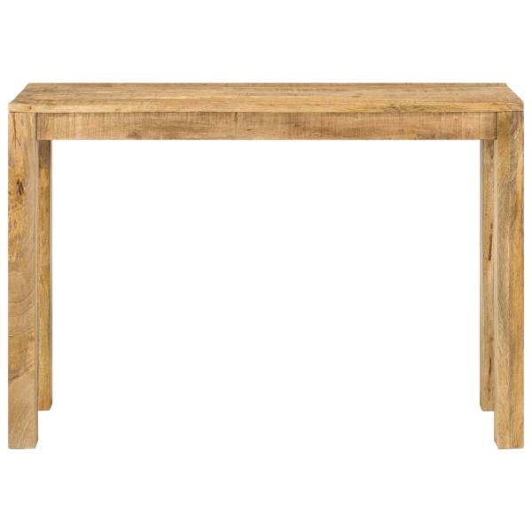 Konsolentisch 110x35x76 cm Raues Mangoholz