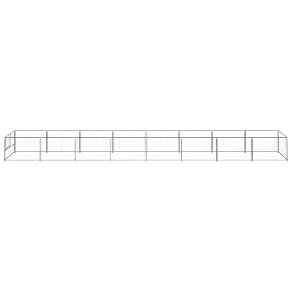 Hundezwinger Silbern 8 m² Stahl