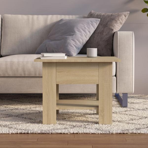 Couchtisch Sonoma-Eiche 55x55x42 cm Holzwerkstoff