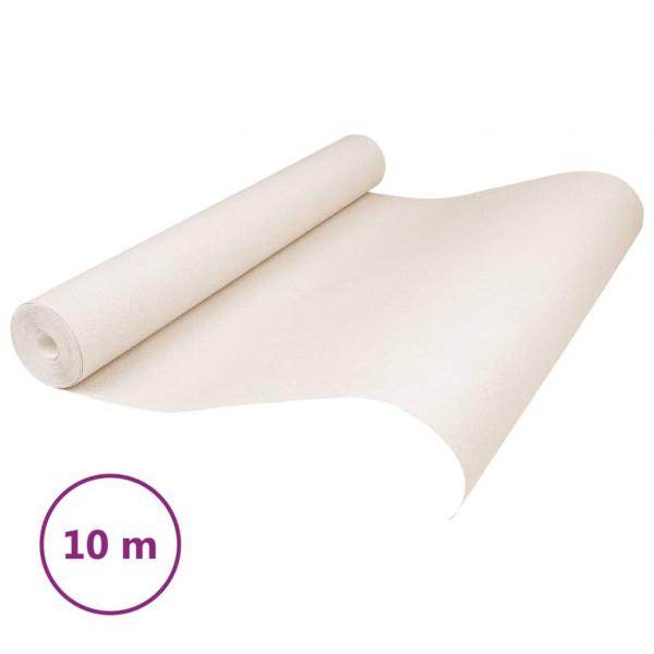 Vliestapete 3D Einfarbig Beige 10x0,53 m