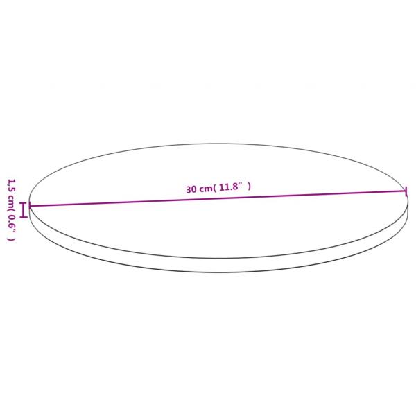 Tischplatte Ø30x1,5 cm Bambus