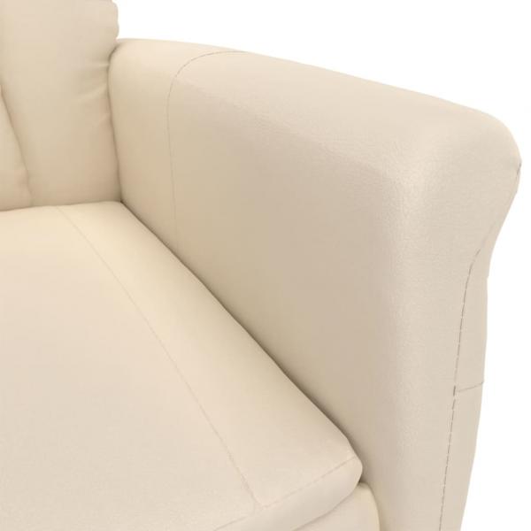 Relaxsessel Beige Mikrofasergewebe