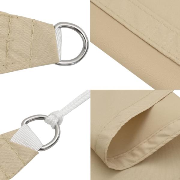 Sonnensegel Beige 7x5x5 m 100% Polyester Oxford