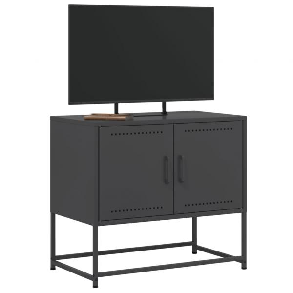 TV-Schrank Schwarz 68,5x39x60,5 cm Stahl