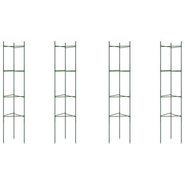 Tomatenkäfige 4 Stk. 154 cm Stahl und PP