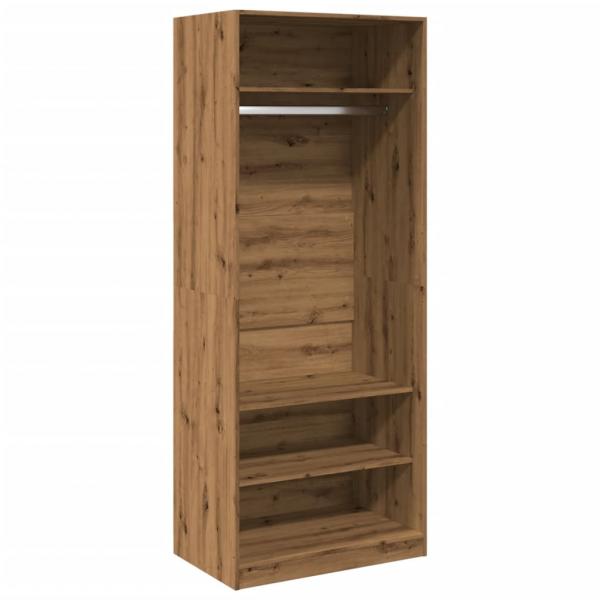 Kleiderschrank Artisan-Eiche 80x50x200 cm Holzwerkstoff